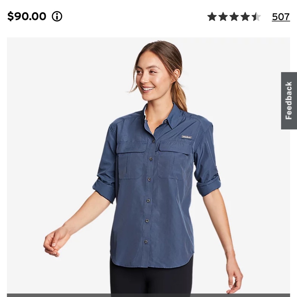 Eddie Bauer UPF Guide Long Sleeve Shirt